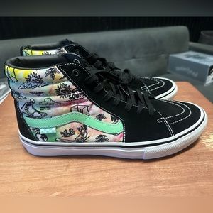 Vans Skate Sk8-HI Shroom Doom Black Green Size 10.5